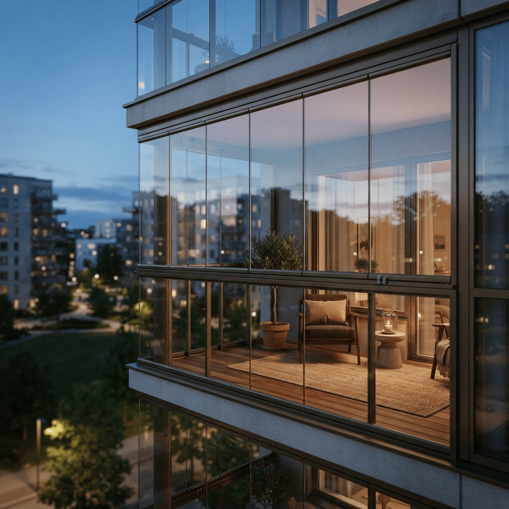 Isıcamlı cam balkon uygulaması