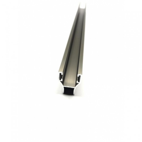 Cam Balkon Camlar İçin Bronz Renkli Alüminyum Profil Çıta 8mm Cama Göre 